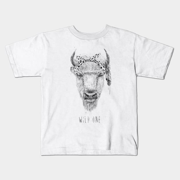 Wild one Kids T-Shirt by soltib